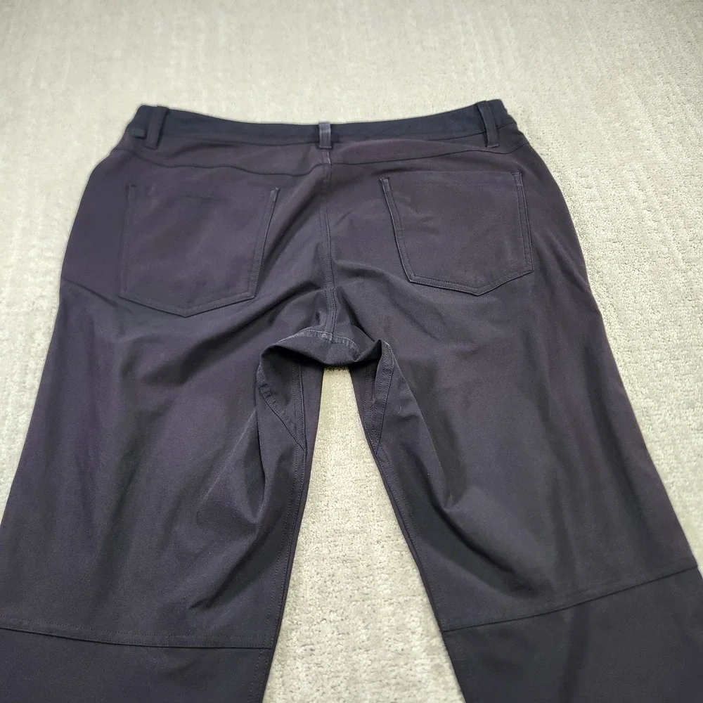 Lululemon Pants Men 31x34 ABC Slim Fit Performance Chino Black Golf Athleisure